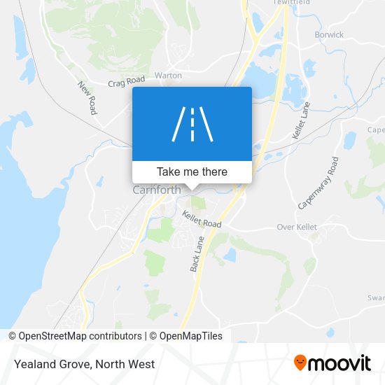 Yealand Grove map