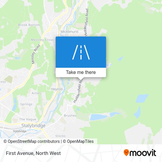 First Avenue map