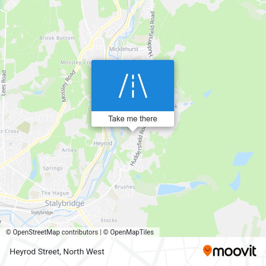 Heyrod Street map