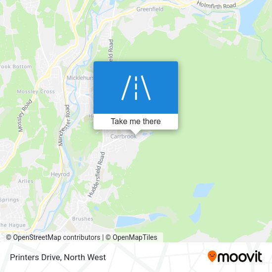 Printers Drive map