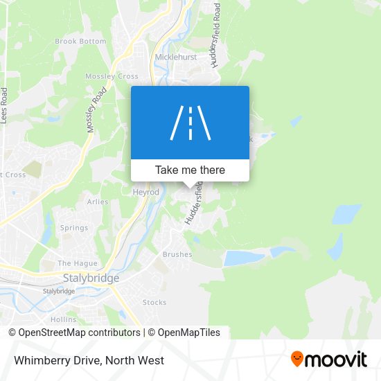 Whimberry Drive map