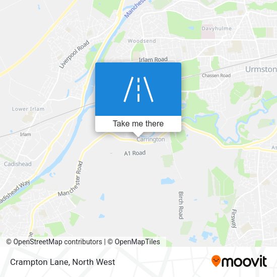 Crampton Lane map