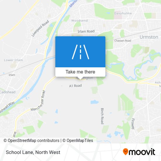 School Lane map