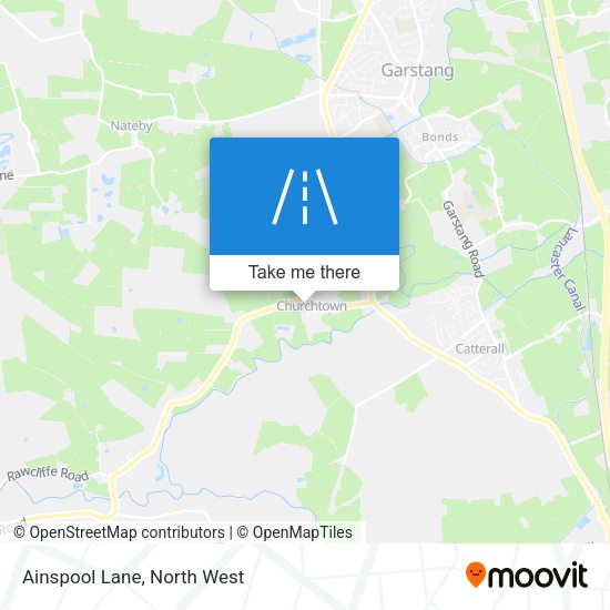 Ainspool Lane map