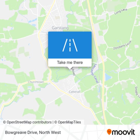 Bowgreave Drive map