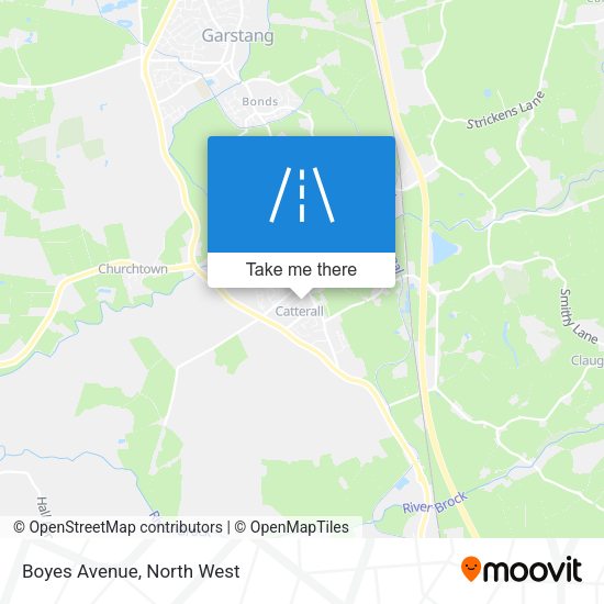 Boyes Avenue map
