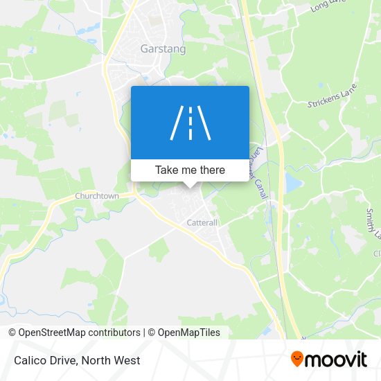 Calico Drive map