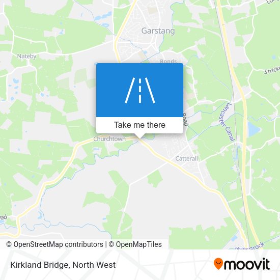 Kirkland Bridge map