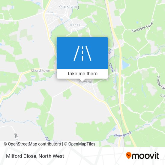 Milford Close map