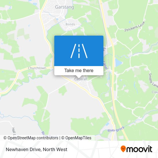 Newhaven Drive map