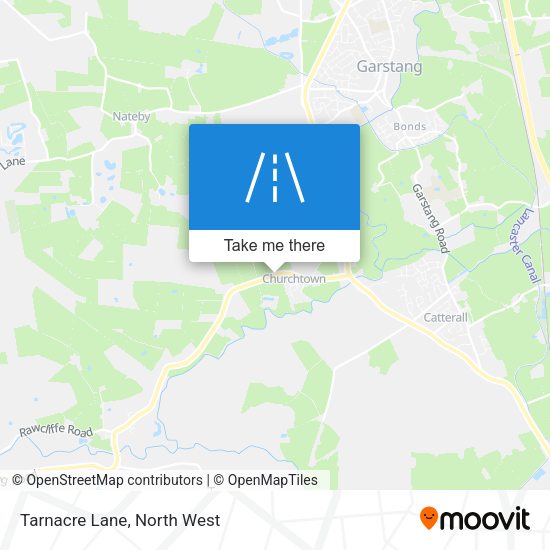 Tarnacre Lane map
