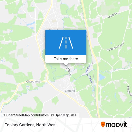 Topiary Gardens map