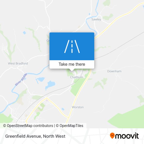 Greenfield Avenue map