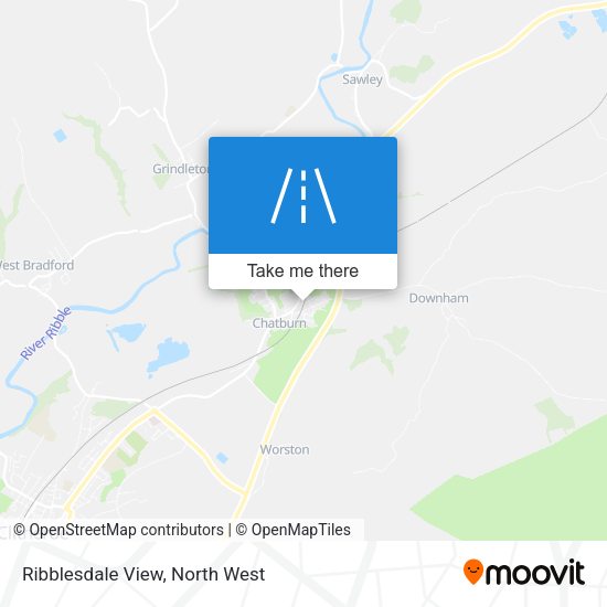 Ribblesdale View map