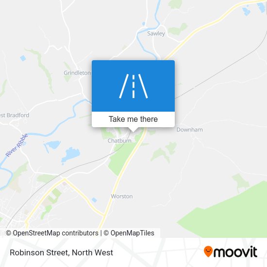 Robinson Street map