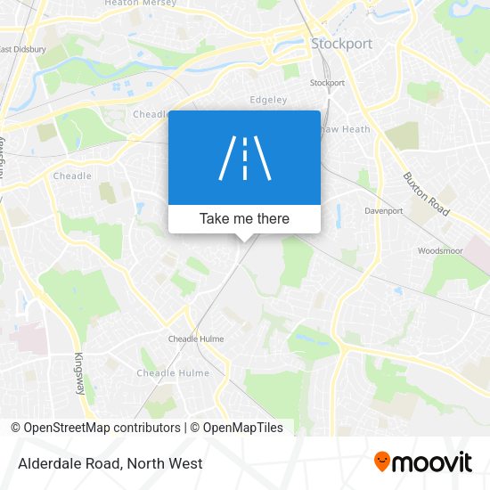Alderdale Road map