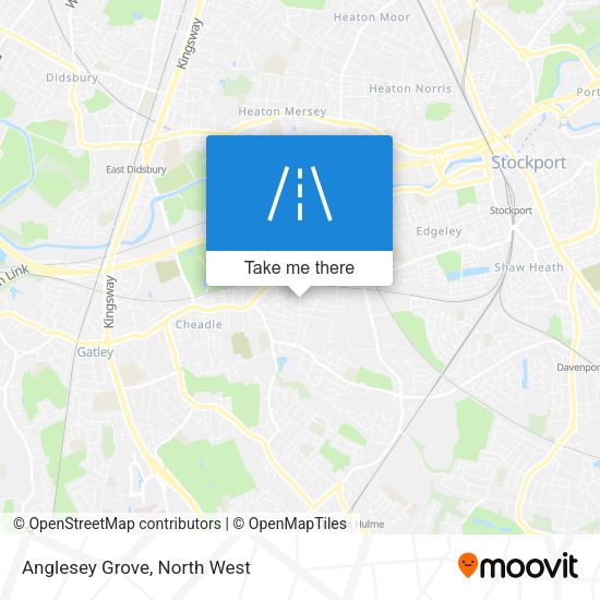 Anglesey Grove map