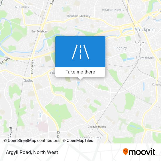 Argyll Road map