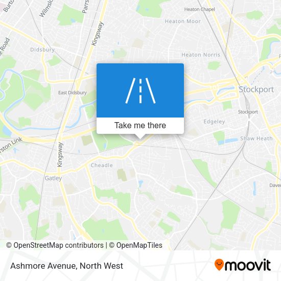 Ashmore Avenue map