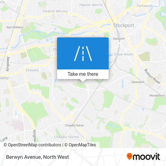 Berwyn Avenue map