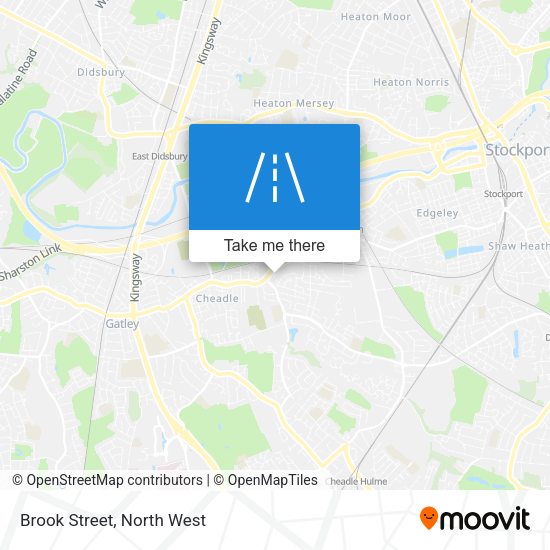 Brook Street map