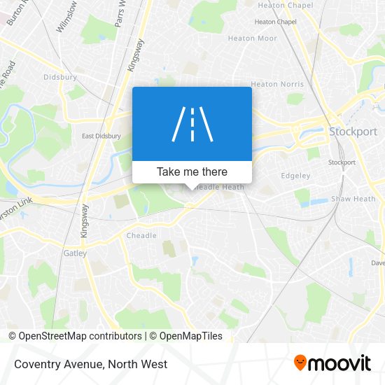 Coventry Avenue map