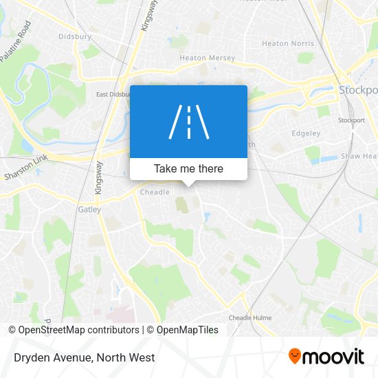 Dryden Avenue map