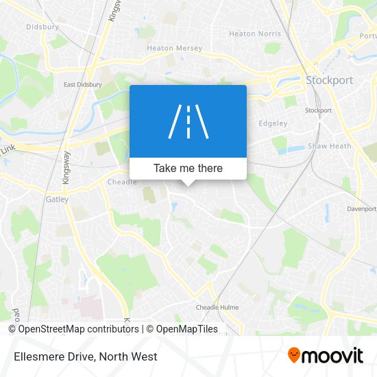Ellesmere Drive map