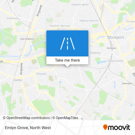 Emlyn Grove map