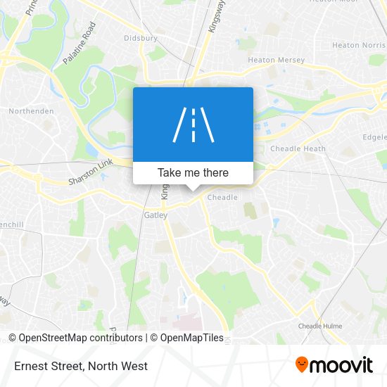 Ernest Street map