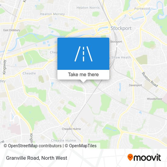 Granville Road map