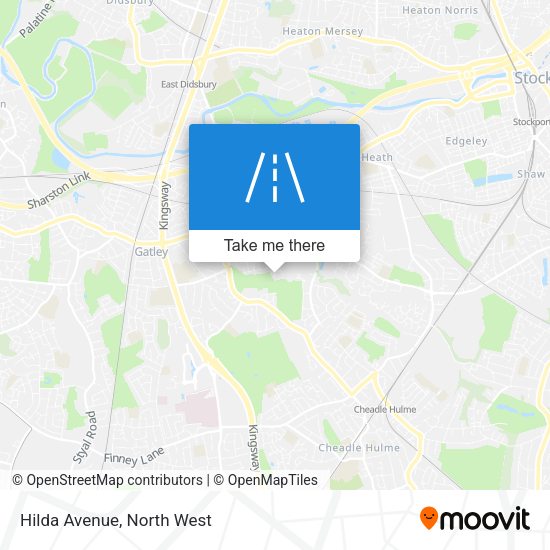 Hilda Avenue map