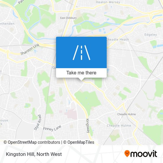 Kingston Hill map