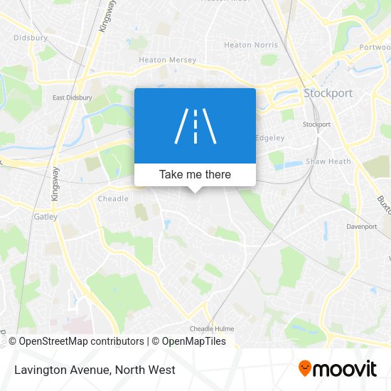 Lavington Avenue map