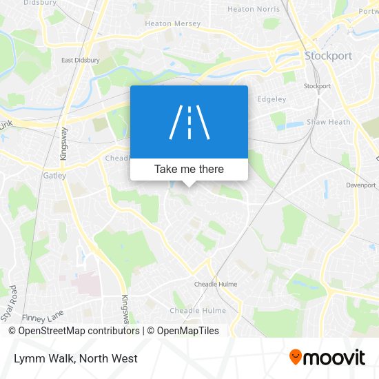 Lymm Walk map