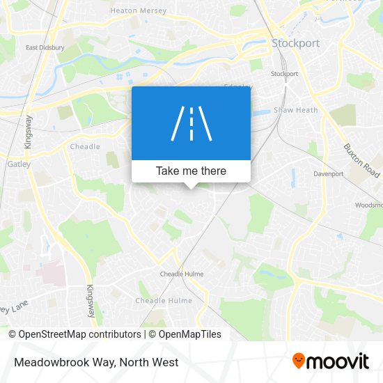 Meadowbrook Way map