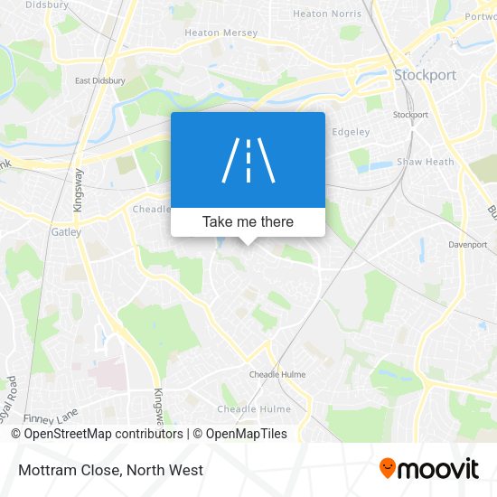 Mottram Close map