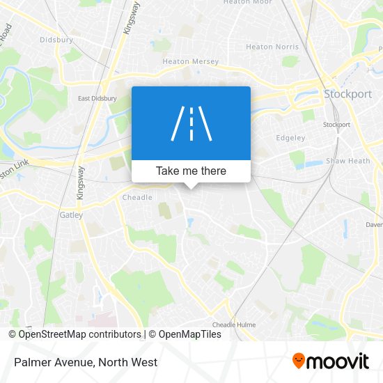 Palmer Avenue map