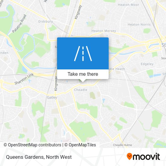 Queens Gardens map