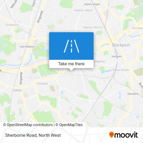 Sherborne Road map