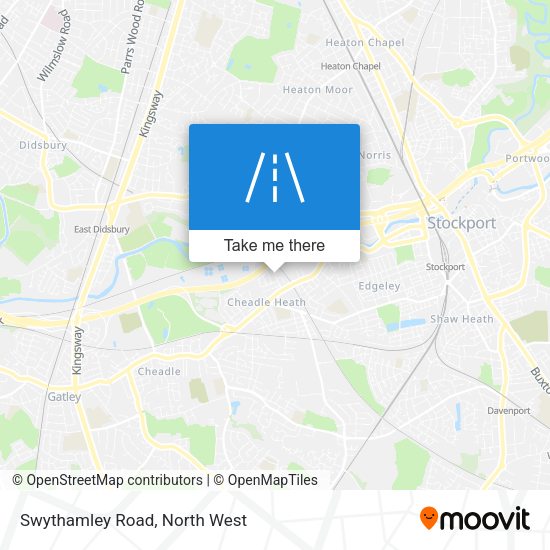 Swythamley Road map