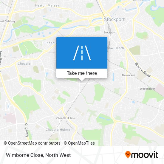 Wimborne Close map