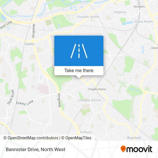 Bannister Drive map
