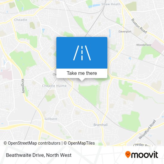 Beathwaite Drive map