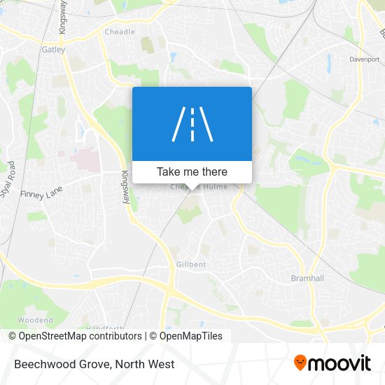 Beechwood Grove map