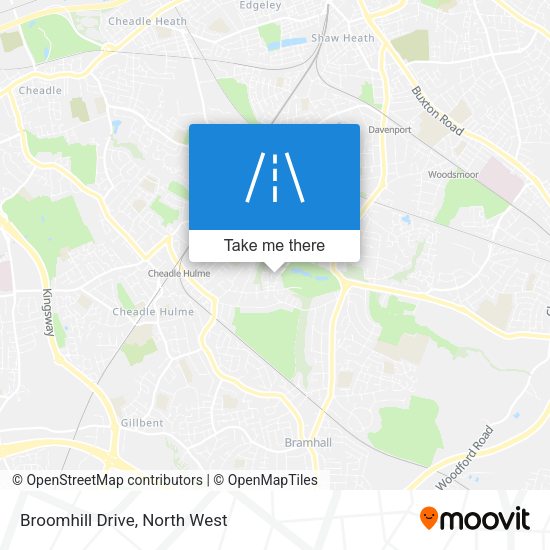 Broomhill Drive map