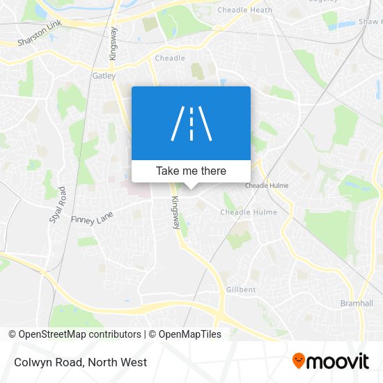 Colwyn Road map