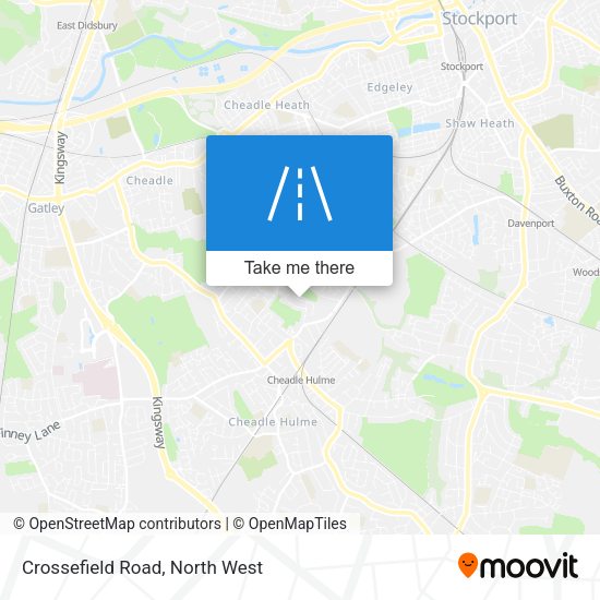 Crossefield Road map