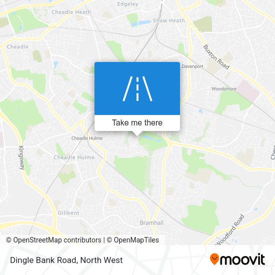 Dingle Bank Road map