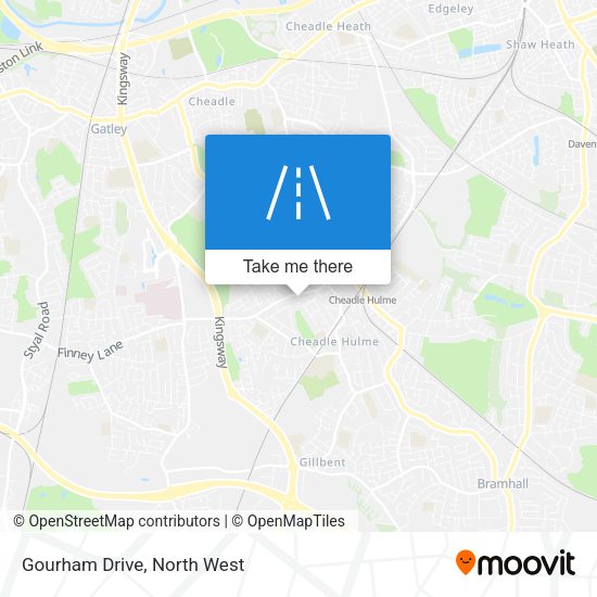 Gourham Drive map